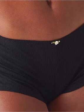 Micro Shorts Ribbed Cotton-Blend - Women's Intimates